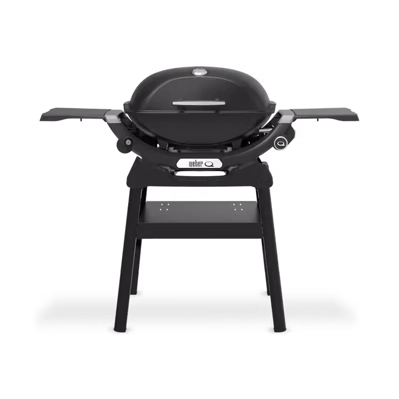 Weber Q2200N Gas BBQ with Compact Stand and Side Tables